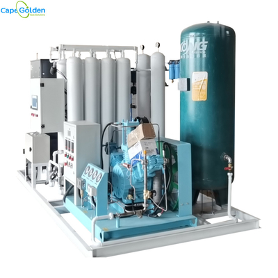 Nitrógeno de la pureza elevada el 95% el 99% que genera la máquina del generador del nitrógeno del sistema