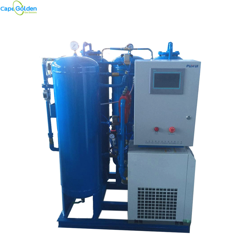 Generador industrial 5Nm3/H del oxígeno de la máquina del oxígeno del PSA de 4 torres para la acuicultura