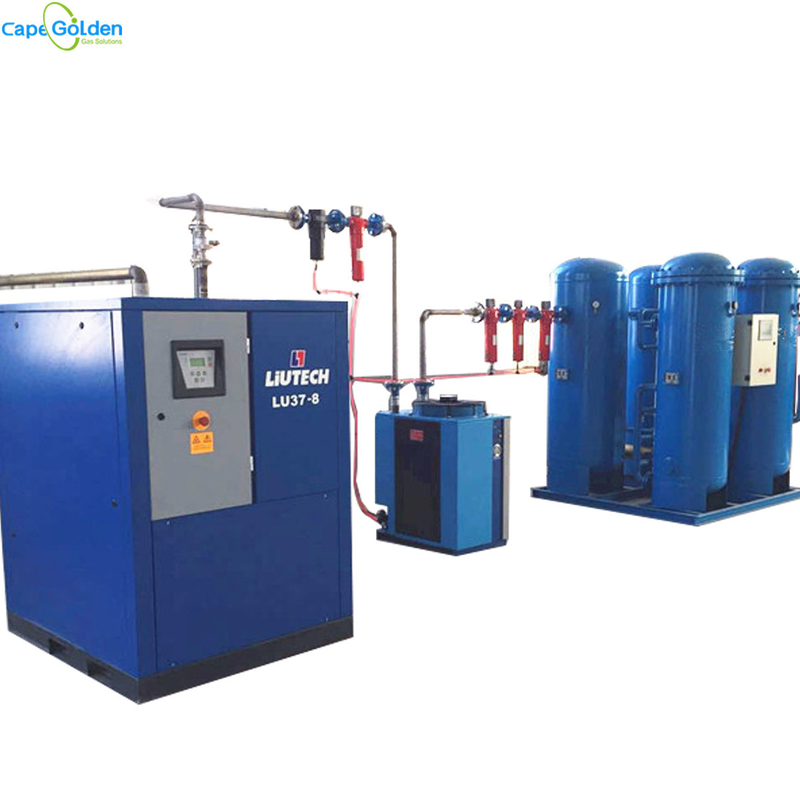 Adsorción del oscilación de la presión del concentrador del oxígeno de la pureza el 90~99% para el tratamiento de aguas residuales