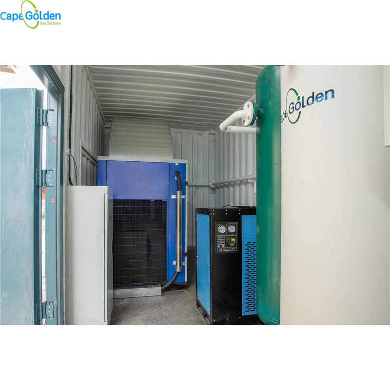 Instalación de producción en contenedor del oxígeno del generador del oxígeno del CE ISO PSA el 93% el 95%
