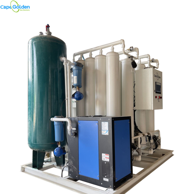 Planta del generador del oxígeno del hospital del 90~99% PSA planta del oxígeno de 500 LPM para rellenar del cilindro de la tubería O2