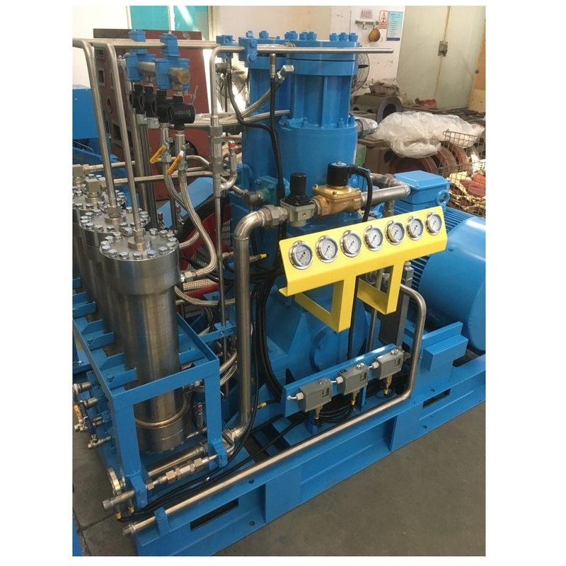 Aumentador de presión de alta presión sin aceite del compresor del oxígeno 200bar para rellenar los cilindros