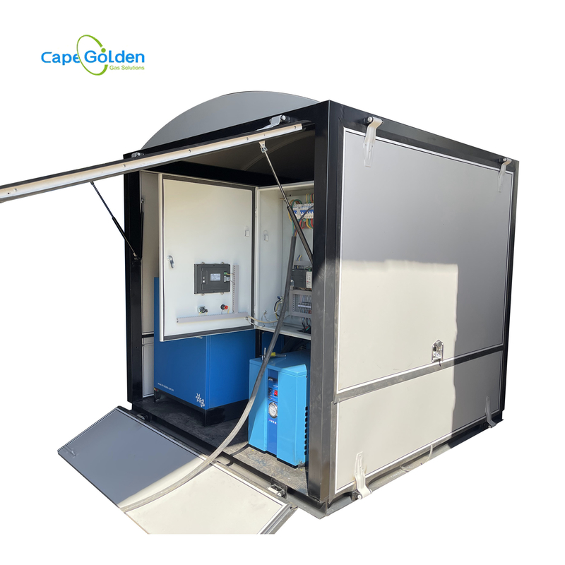 Generador móvil de la planta del oxígeno de la tecnología 415V del Psa para la máquina del oxígeno